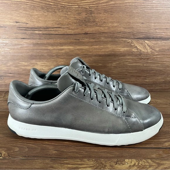 Cole Haan Other - Cole Haan GrandPro Gray Leather Sneakers Men’s Size 10.5 Oxfords Shoes